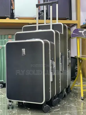 Premium Quality Set of 3 Aluminum Luggage Traveling Box