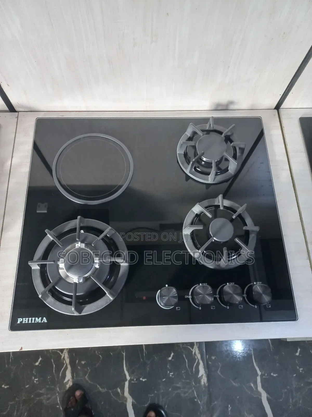 Phiima German Technology Built in Automatic Gas Cooker 4 Burner