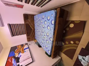 6 by 7 Standard Bed Frame and Mattress for Sell