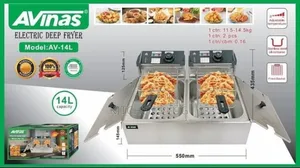 Double Bowl Deep Fryer