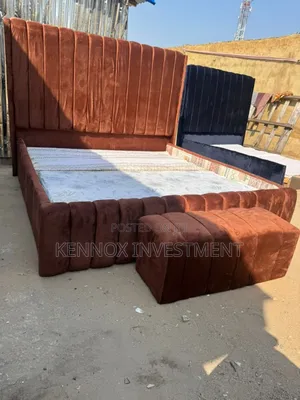 6 by 6 Solid Upholstery Bedframe