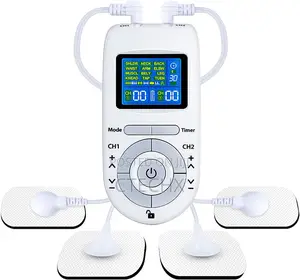 4 Outputs Tens Ems Machine for Pain Relief Pain Management Therapy