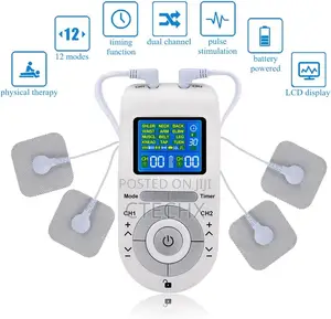 4 Outputs Tens Ems Machine for Pain Relief Pain Management Therapy