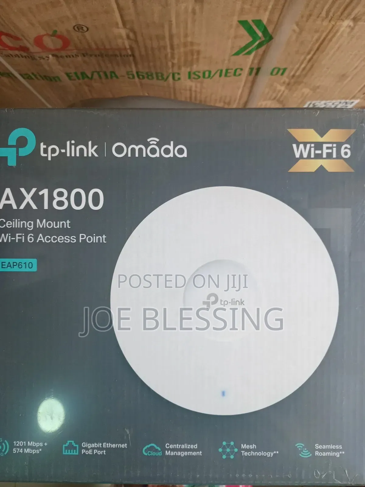 Tp _Link Omada Ax1800 Celling Mount Wi_fi Access Point