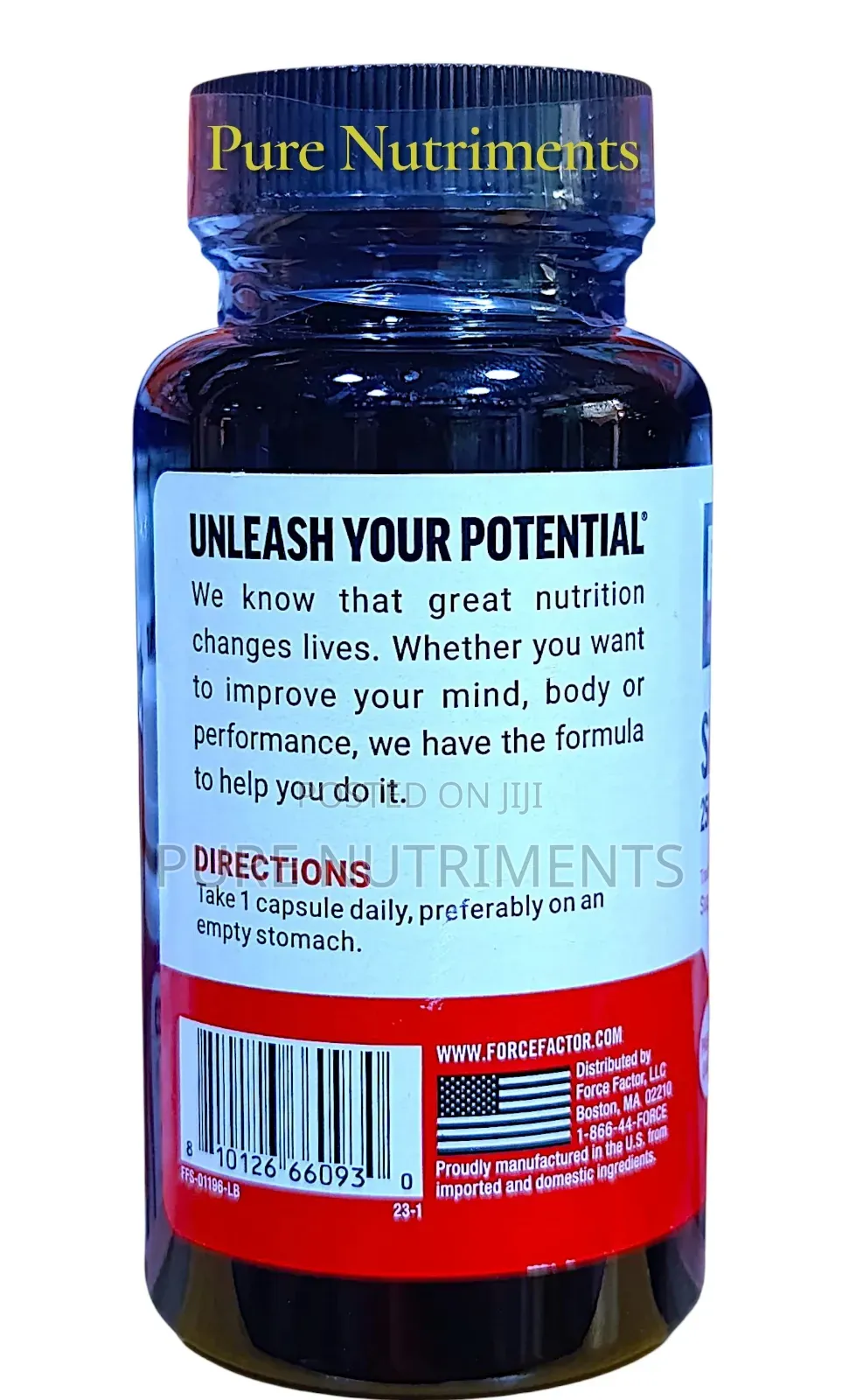 Force Factor Shilajit 250mg –Support, Energy And Brain Health 60caps