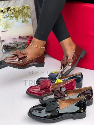 Women's Flat Office Shoe With Bow Design. Sizes 38-43.#Chim.