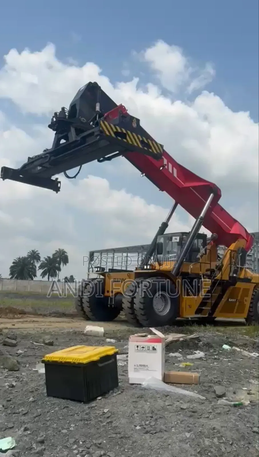 Cranes and Reach Stackers Available for Lease in Port-Harcourt