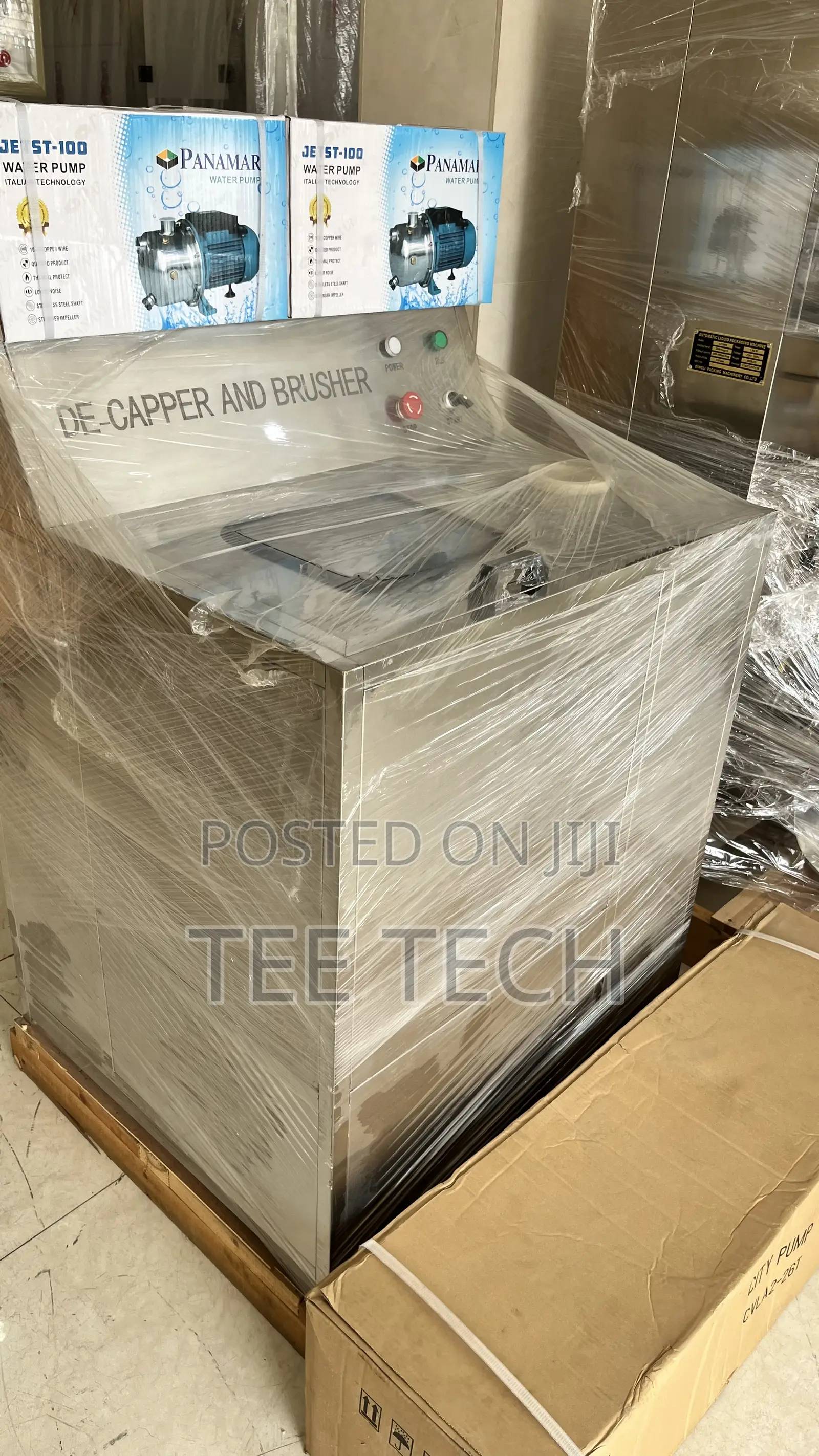 Dispenser De Capper and Brusher Machine