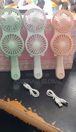 Extra Cool Double Head Mini Cooling Fan