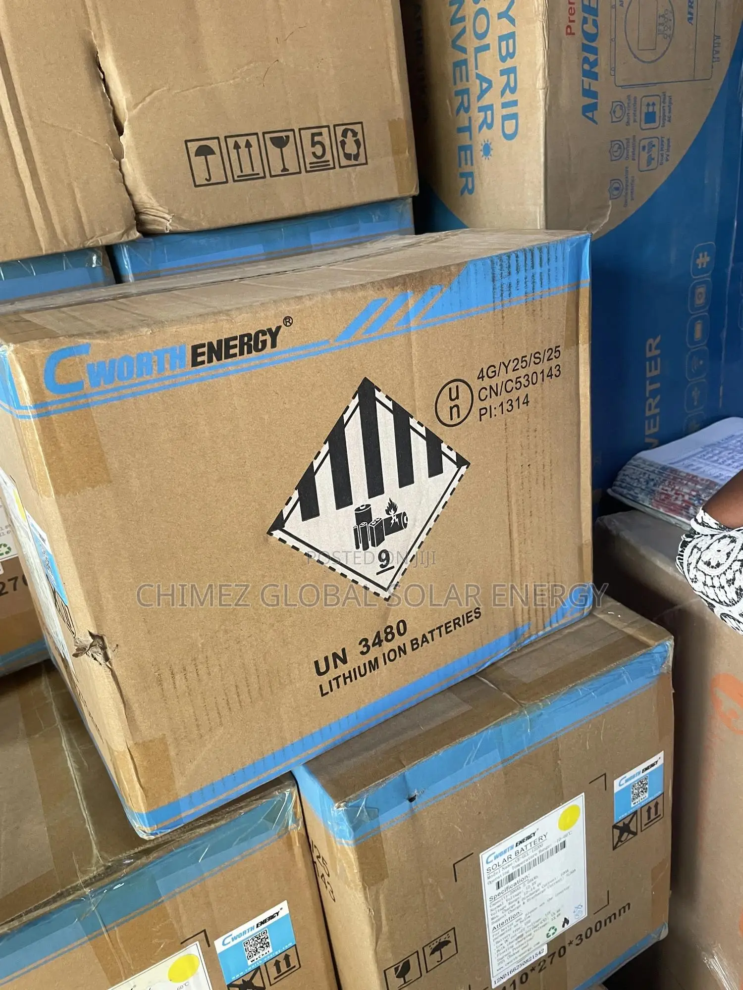 1.2 KWH Cworth Lithium Battery