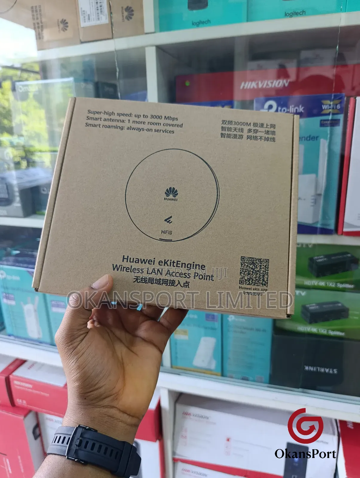 Huawei Ekitengine Wireless Lan Access Point – Dual-Band Wifi