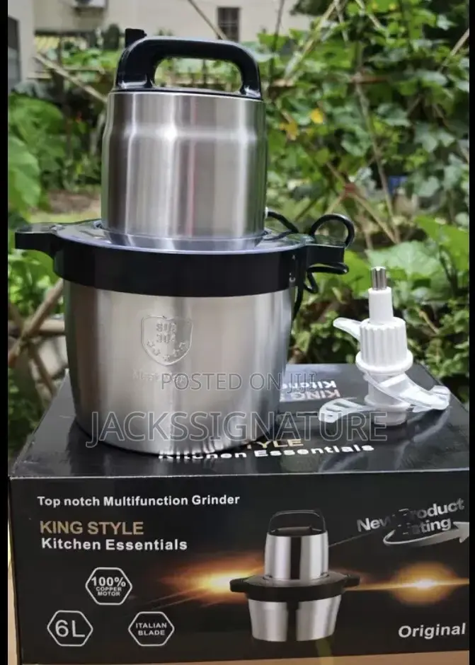 Multifunctional Yam Pounder/ Food Processor Grinder – Italian Blade