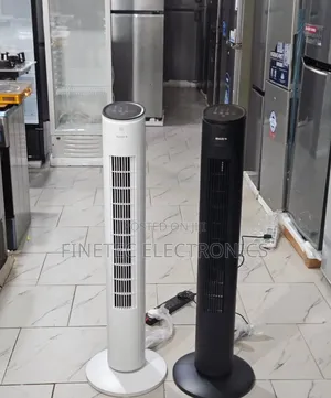 Maxi Tower Fan, Black and White Color Available