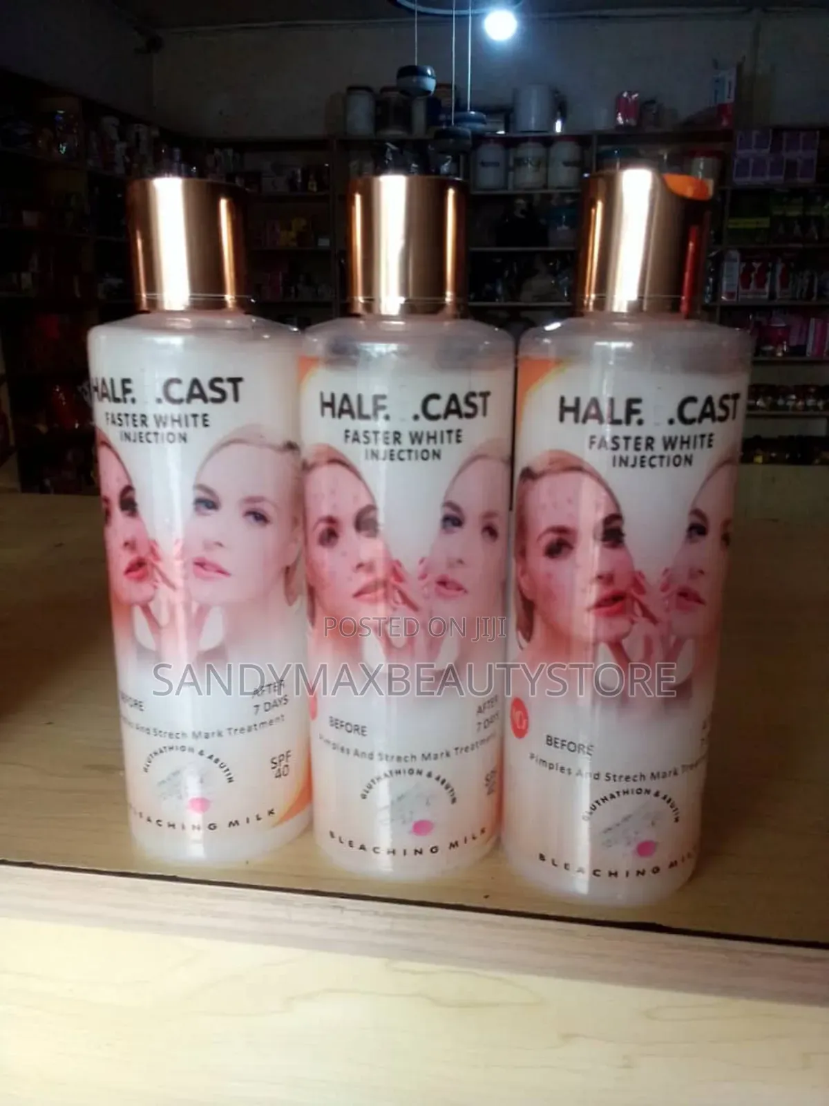 Halfcast Injection Milk Lotion ( Fast Whitening
