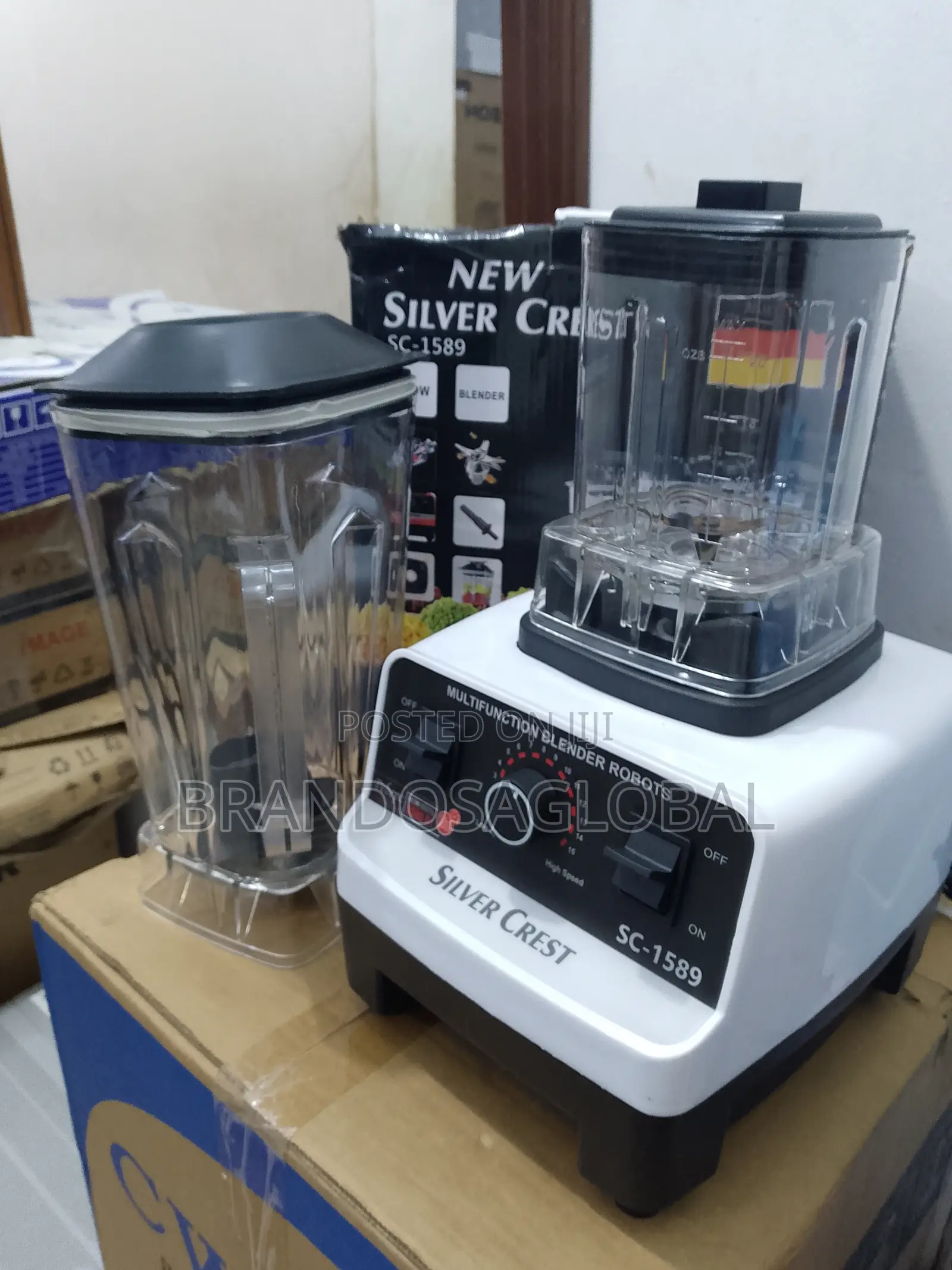Sc-1589 Silver Crest 2l Mixer Grinder for Multipurpose Kitchen Work