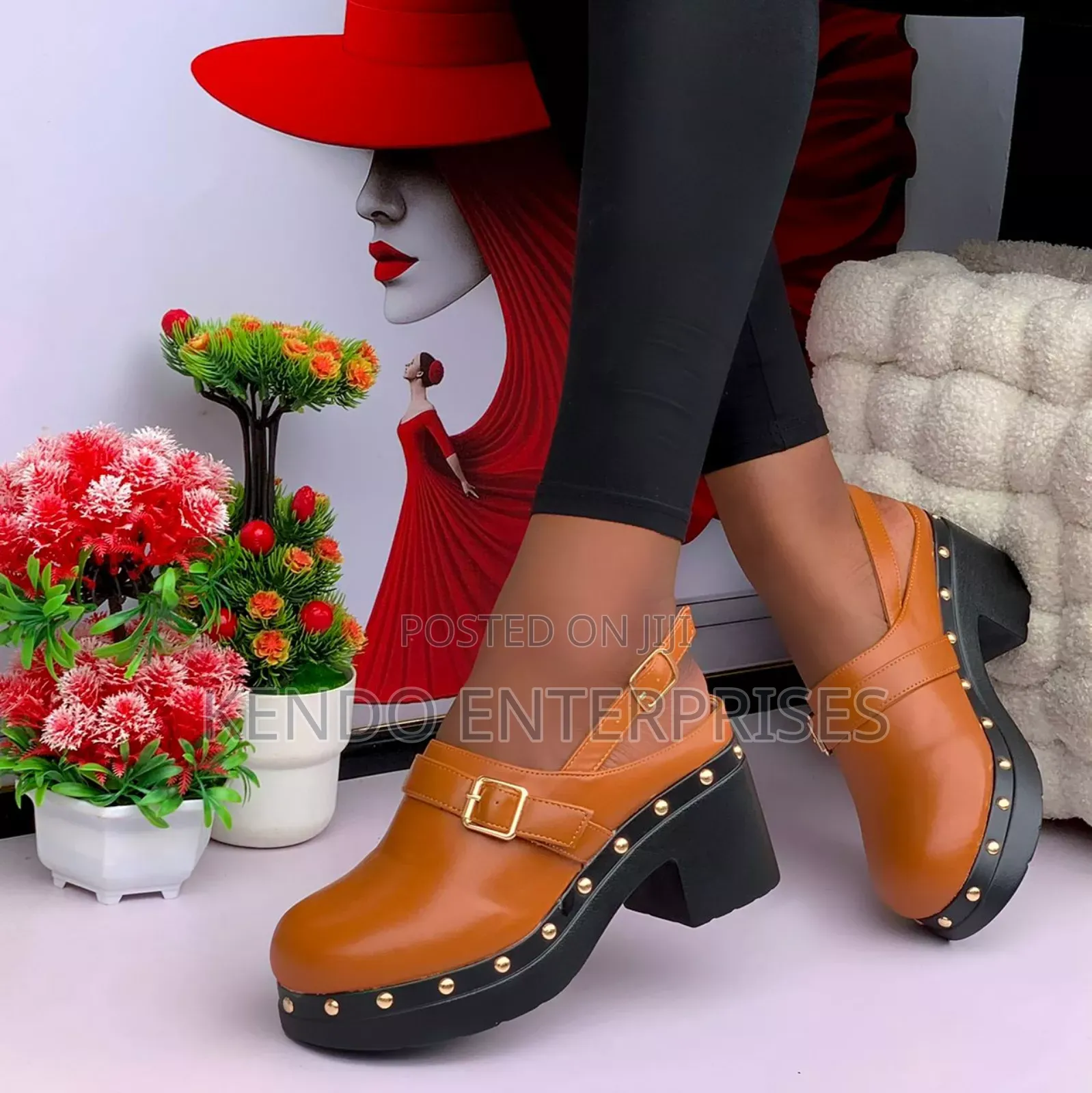 Brown Scroll Quality Shoe