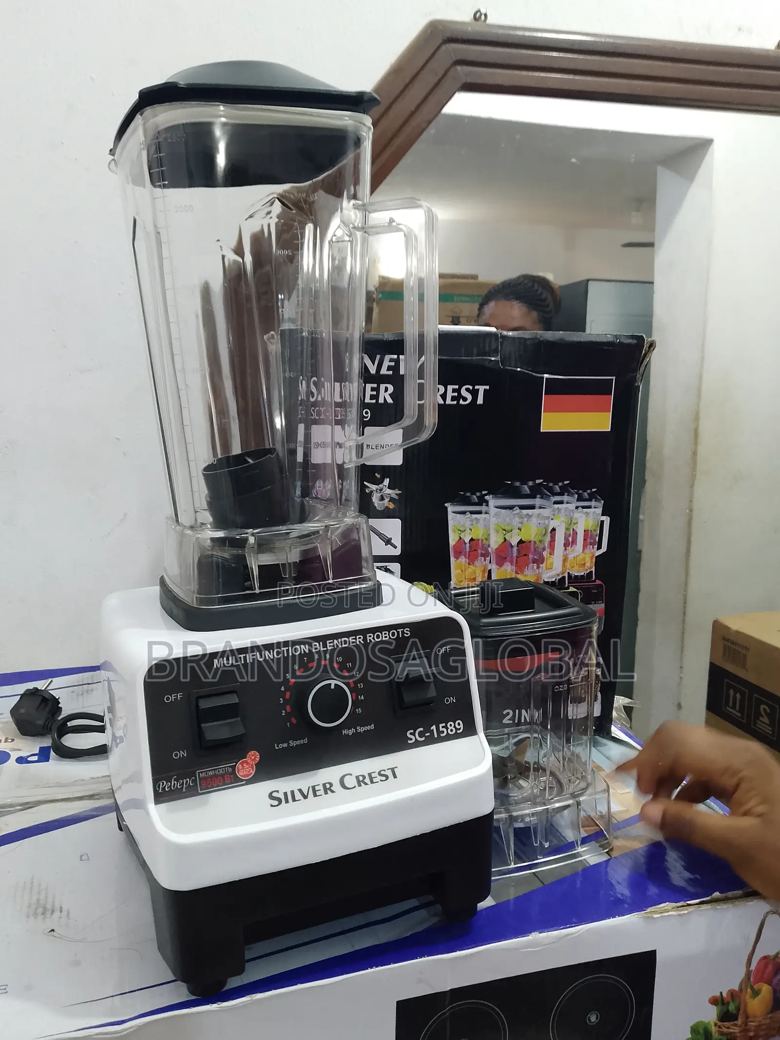 Silver Crest 2l Sc-1589 High-Speed Electric Blender