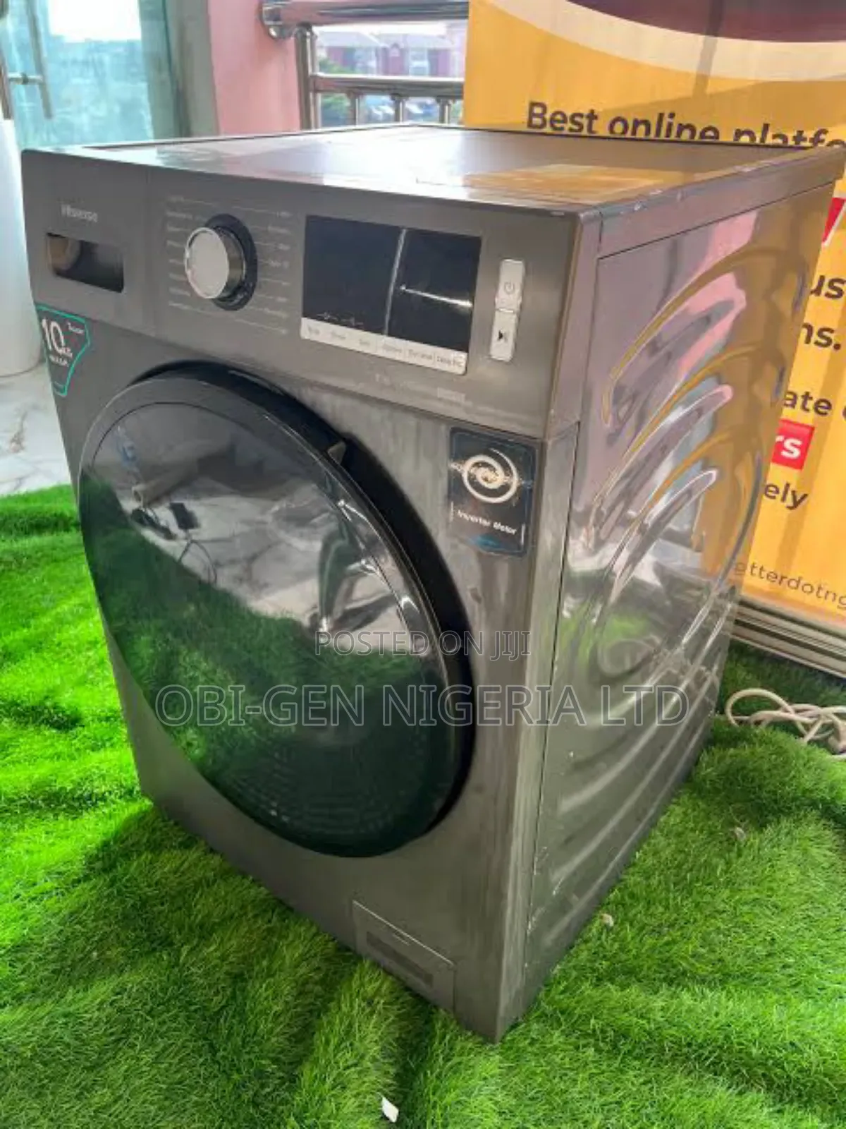 Hisense 10kg Front Load Inverter Washing Machine Set