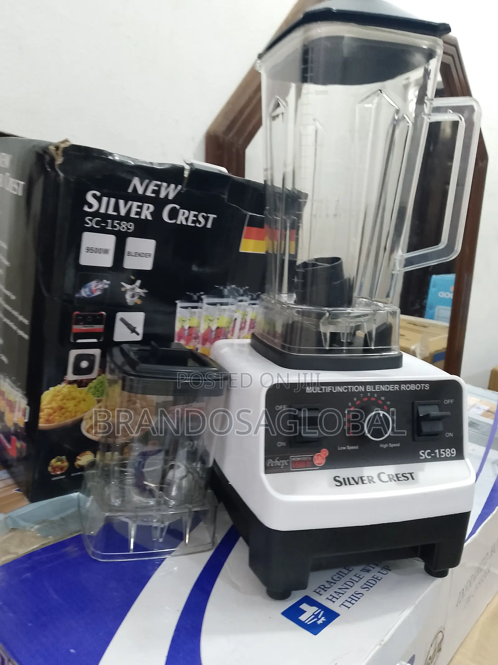 . Silver Crest Sc-1589 2l High-Capacity Multi-Function Blender