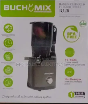 Buchymix 230w High Performance Hand Free Cold Pressed Slow Juicer Bj20