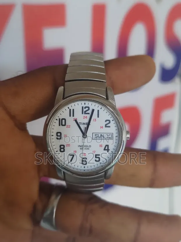 Timex Indiglo Easy Reader Expansion Band Watch - Skejos2 