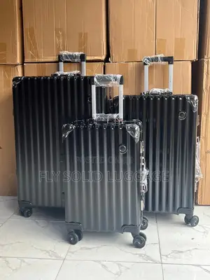 Quality Set of 3 Aluminum Luggage Traveling Box With Cup Holder