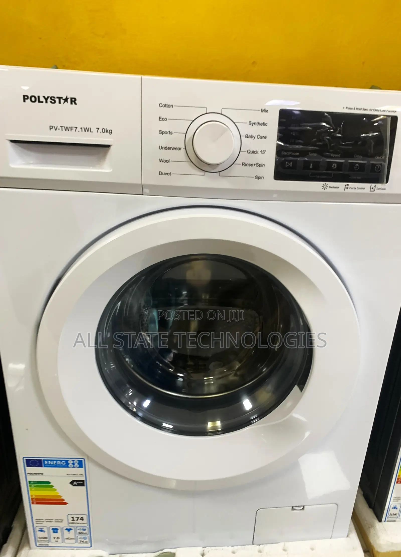 Pv.Twf7.Lwl Polystar 6kg Front Load Laundry Machine