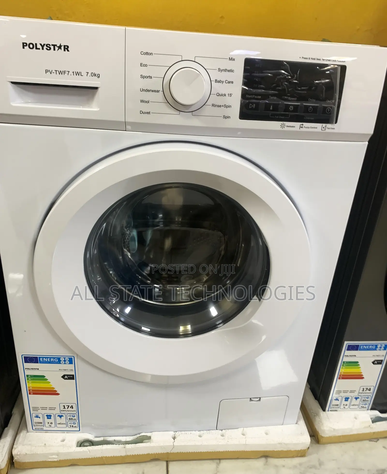 Polystar Automatic Front Load Washer – 6kg Model