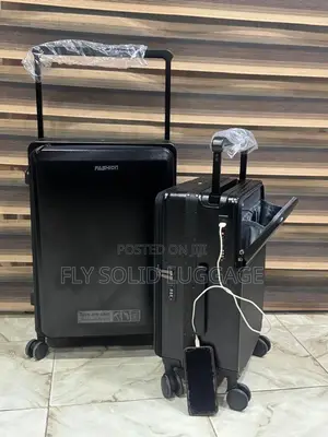 Luxury Solid Wide Hand Aluminum Luggage Traveling Box Set of 2
