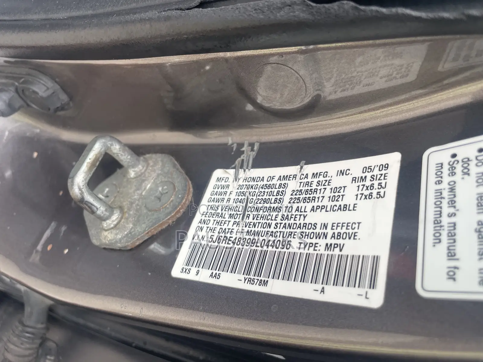 Honda CR-V 2009 Gray