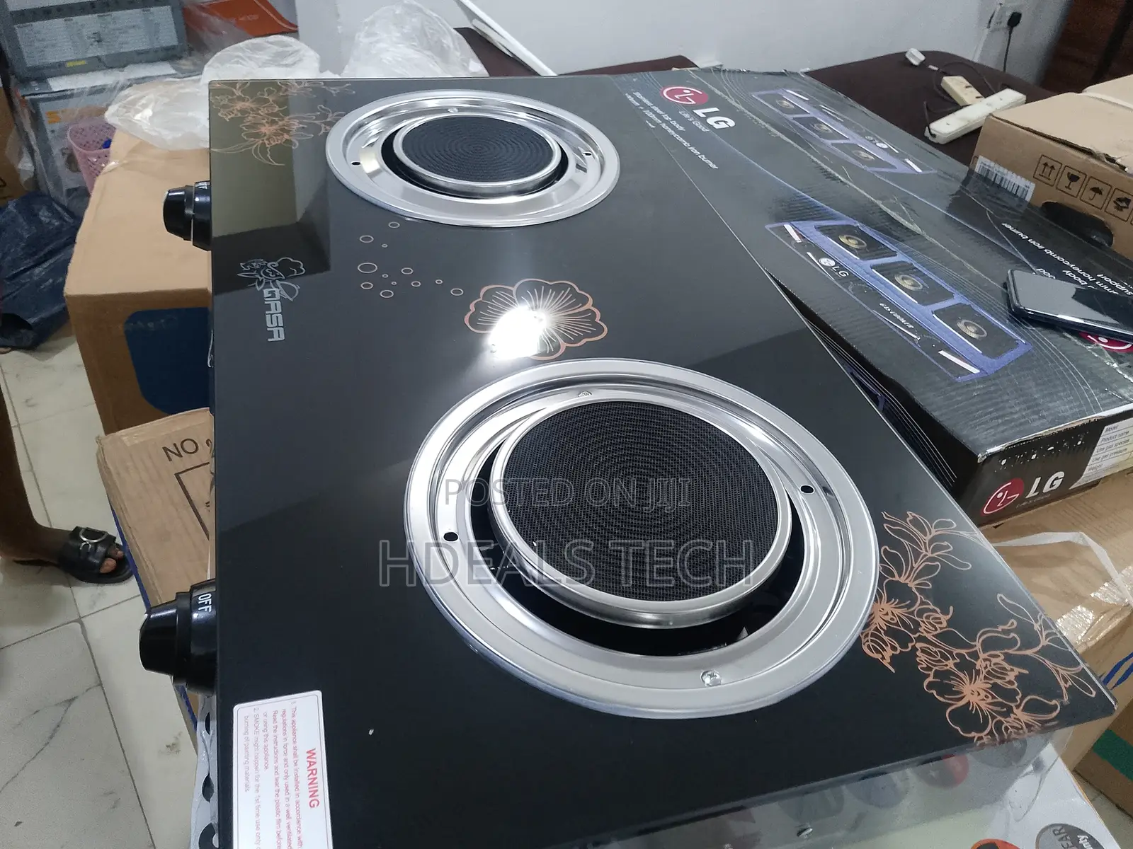 Qasa Premium Double Burner Stove