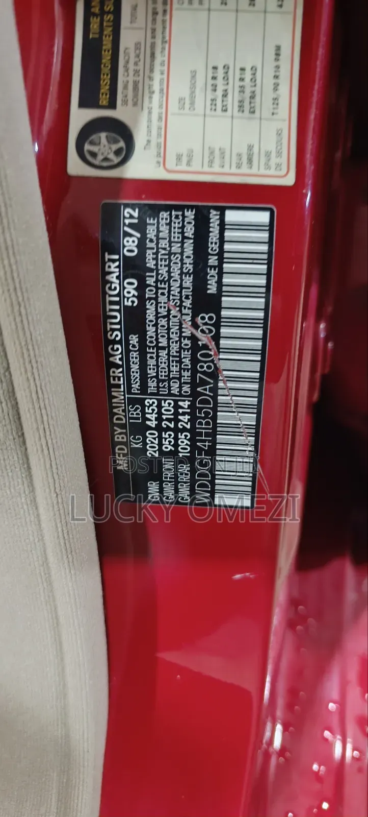 Mercedes-Benz C250 2013 Red