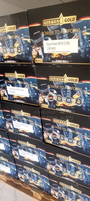 German Gold Engine Oils. ( Power to Perform)