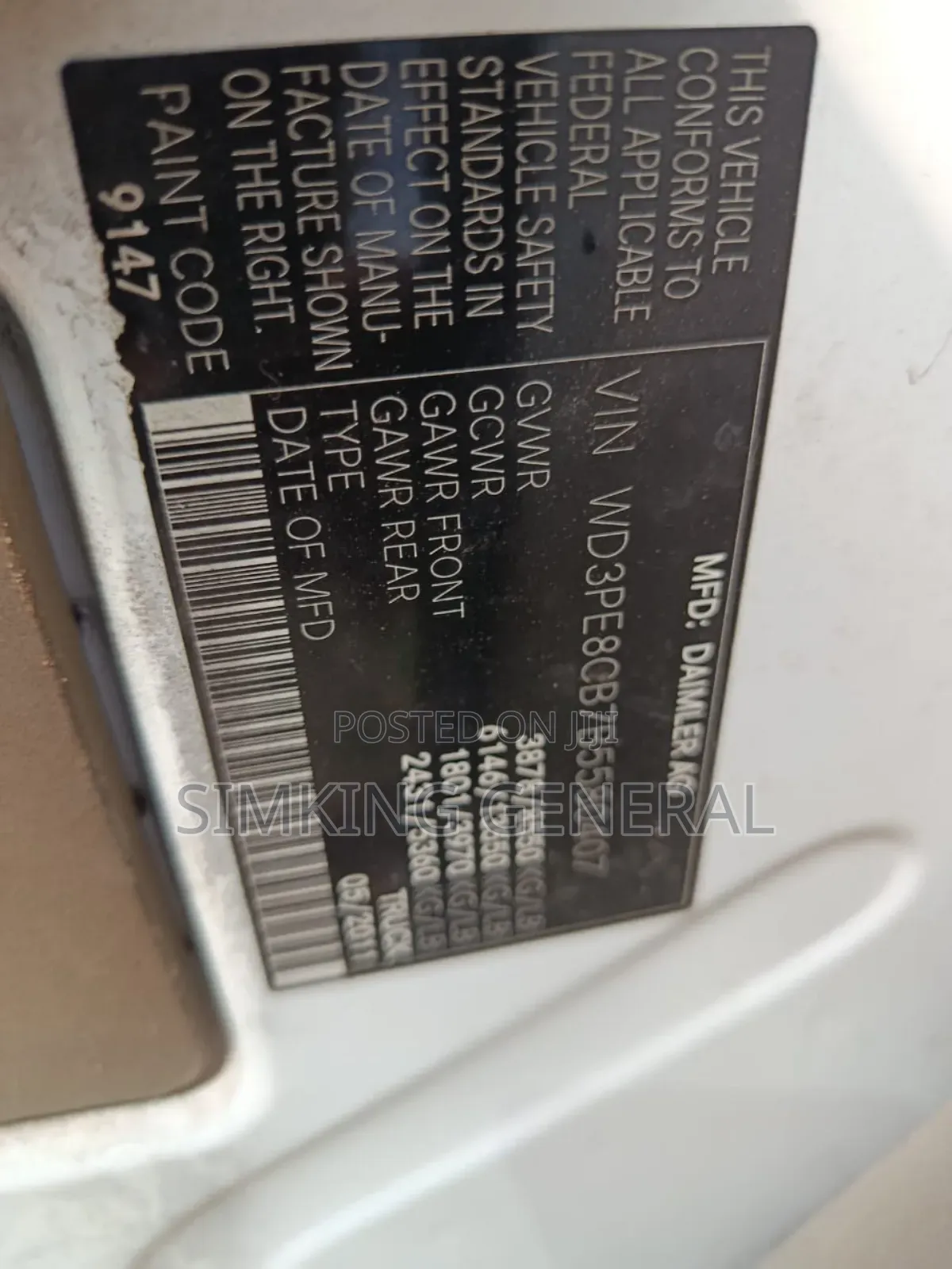 Mercedes-Benz Sprinter 2012 Black