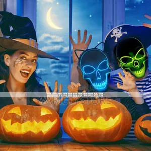 Halloween Glowing Skull Mask