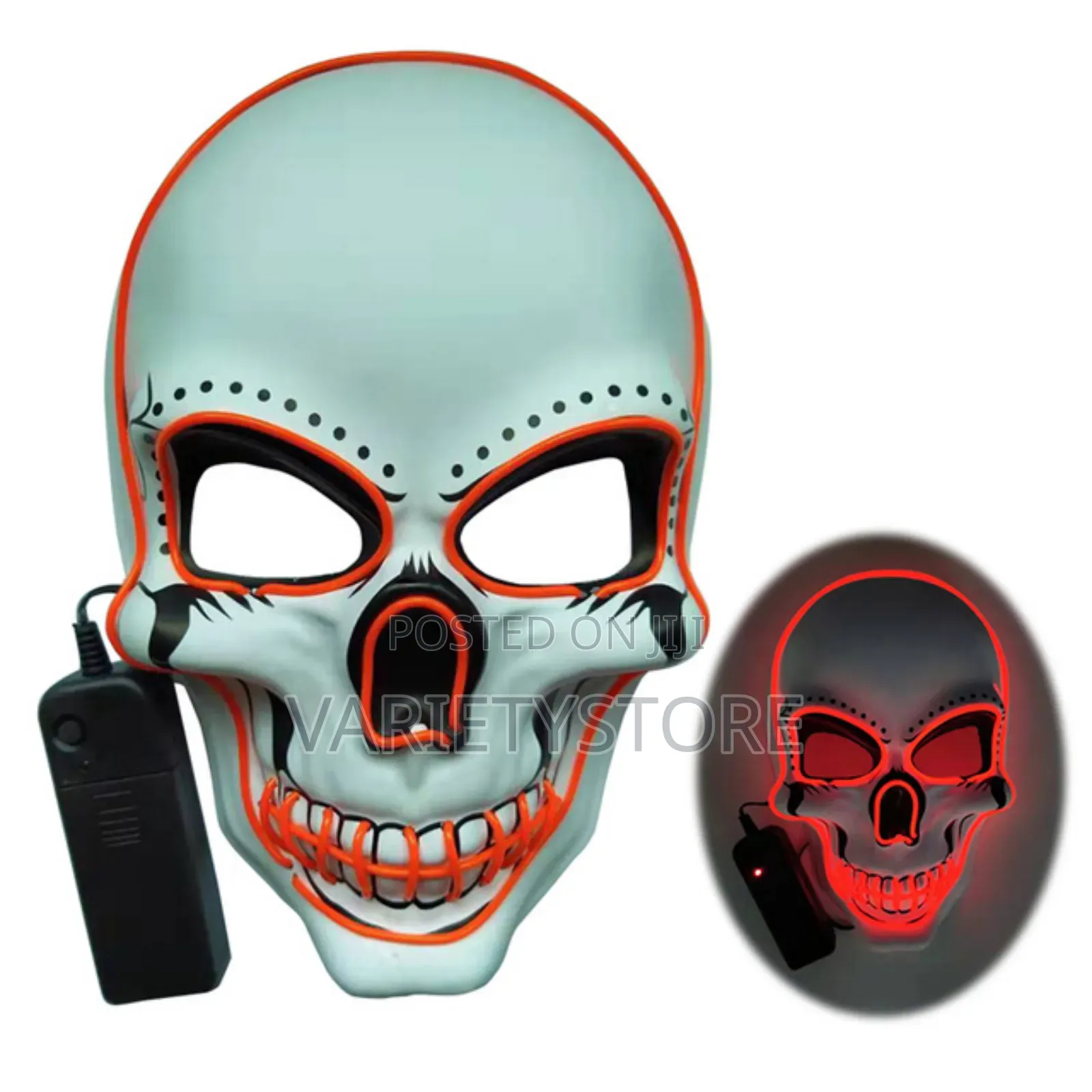 Halloween Glowing Skull Mask