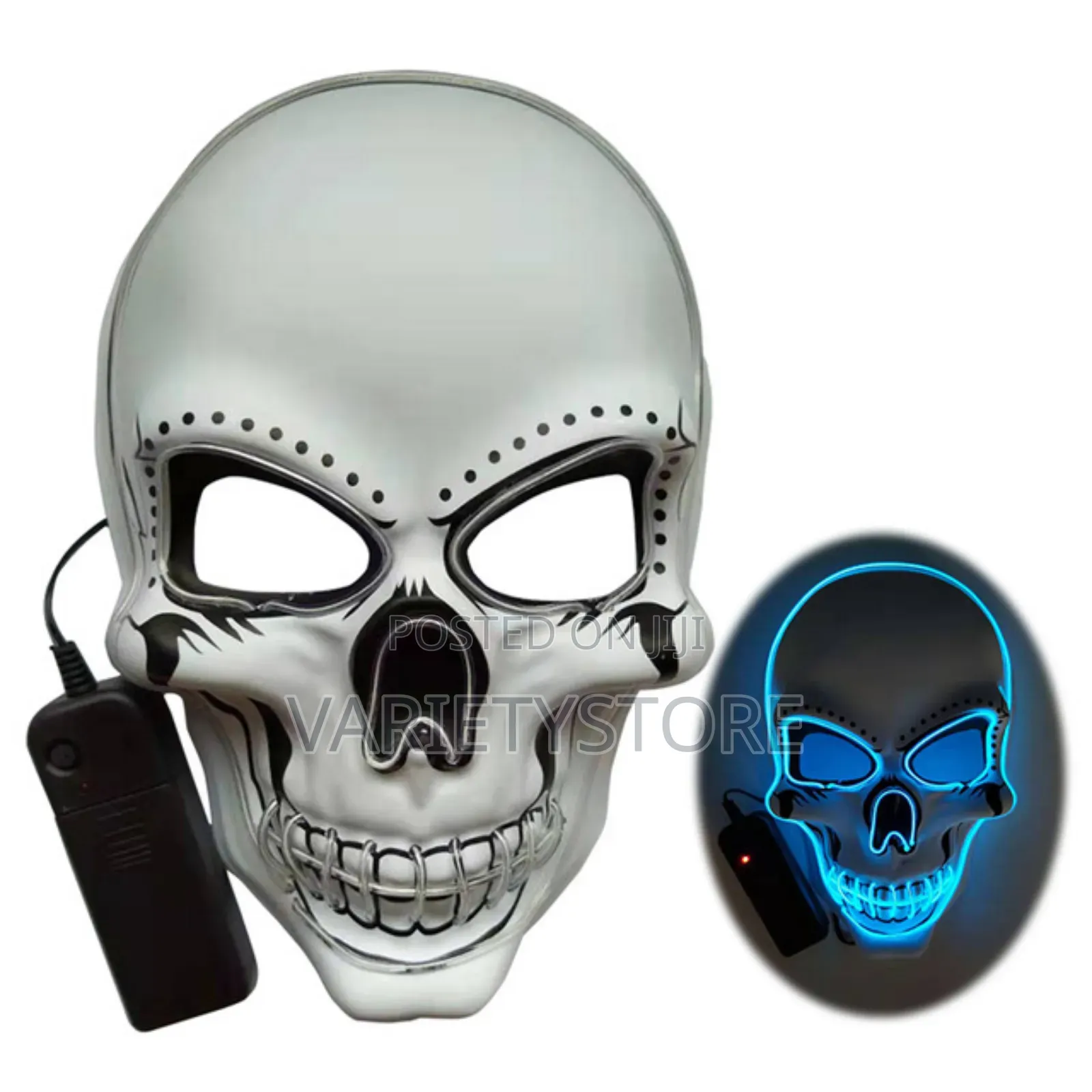 Halloween Glowing Skull Mask