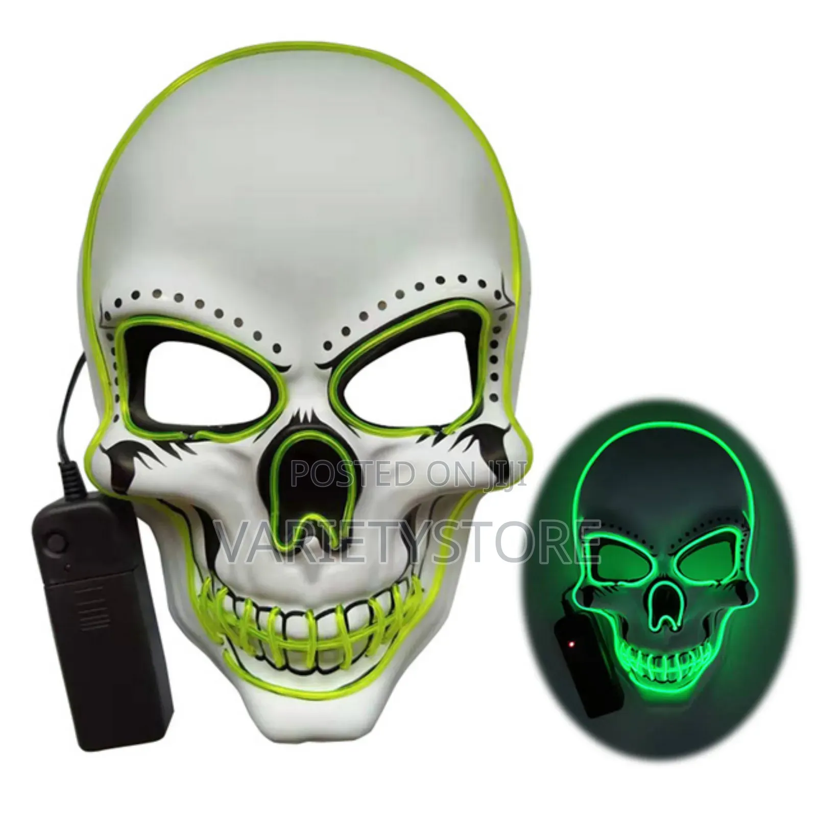 Halloween Glowing Skull Mask