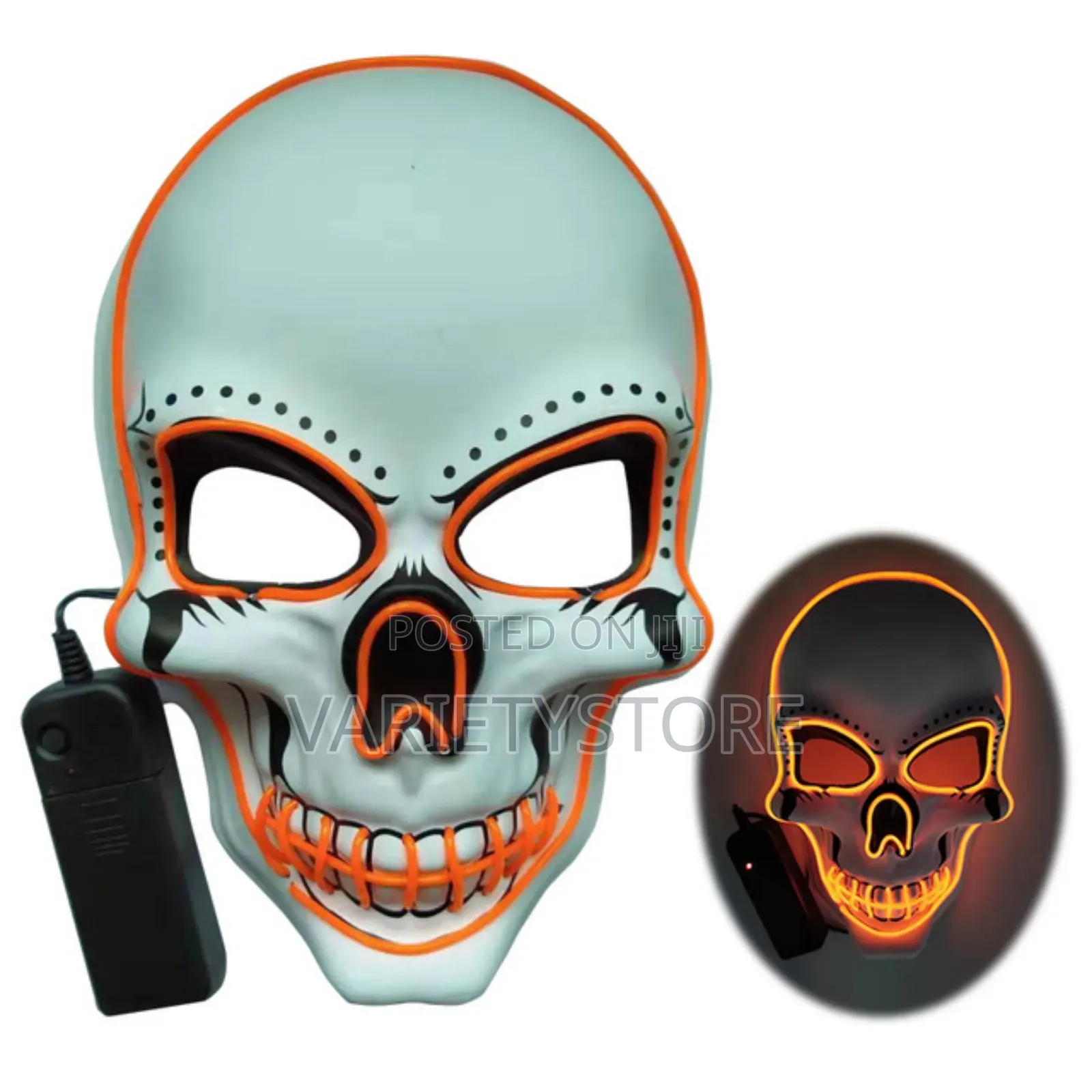 Halloween Glowing Skull Mask