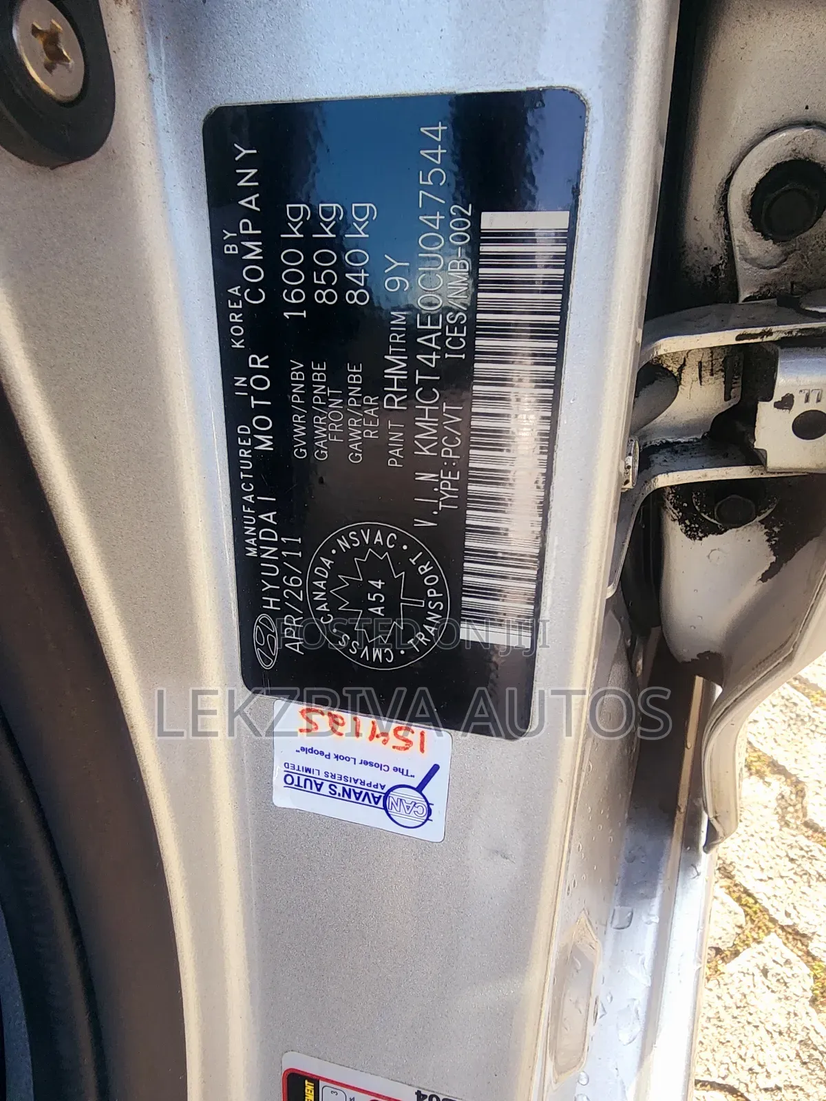 Hyundai Accent 2012 Silver