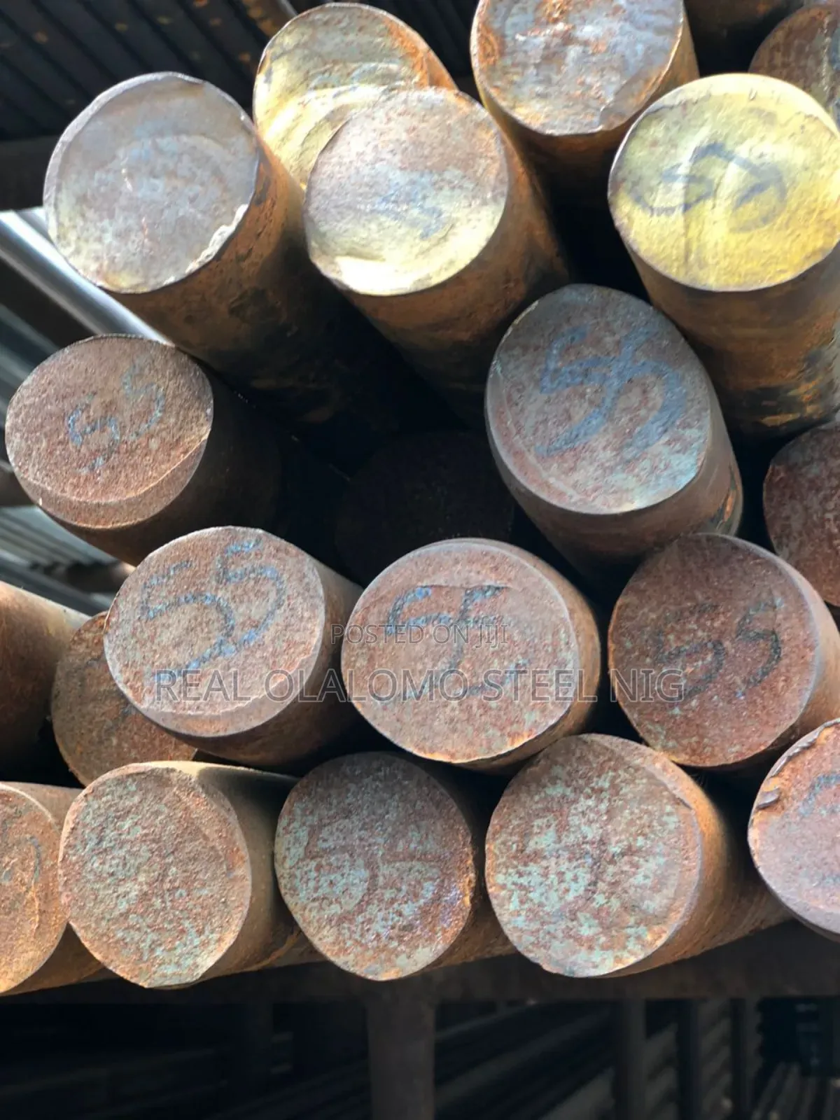 55mm Steel Rod Plain