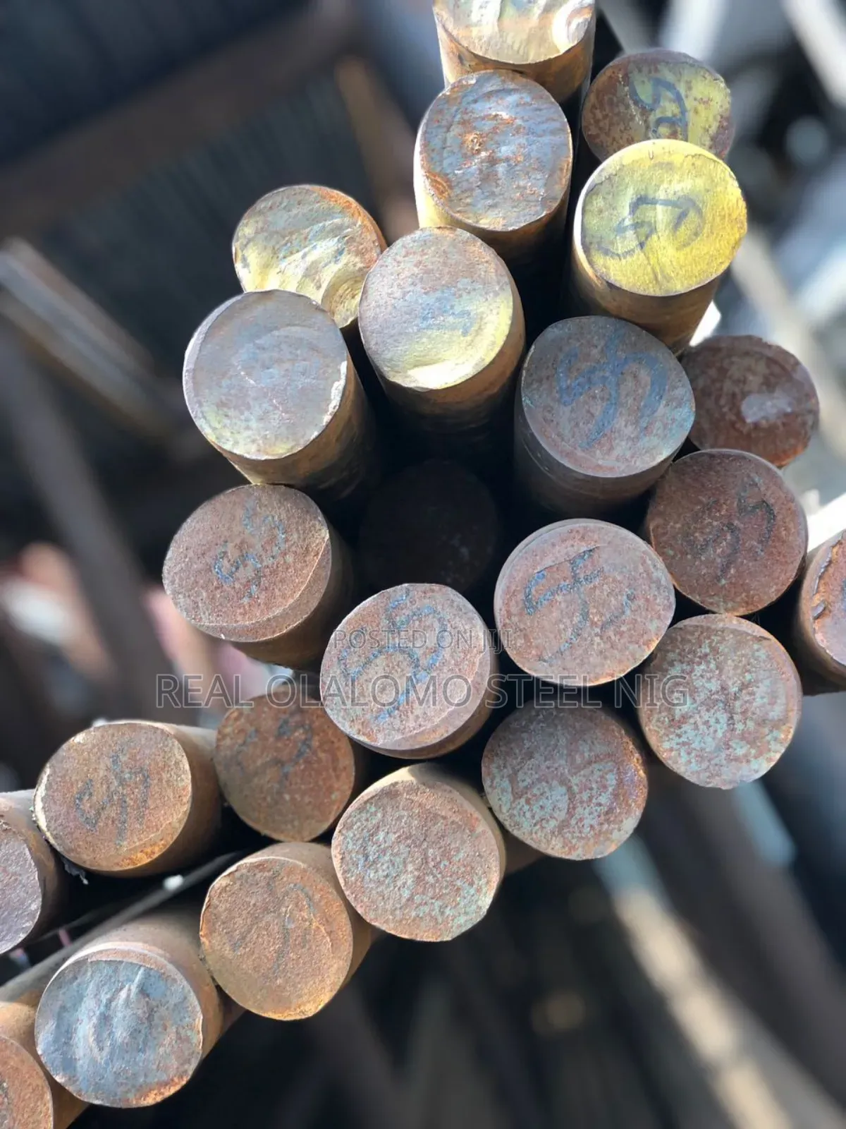 55mm Steel Rod Plain