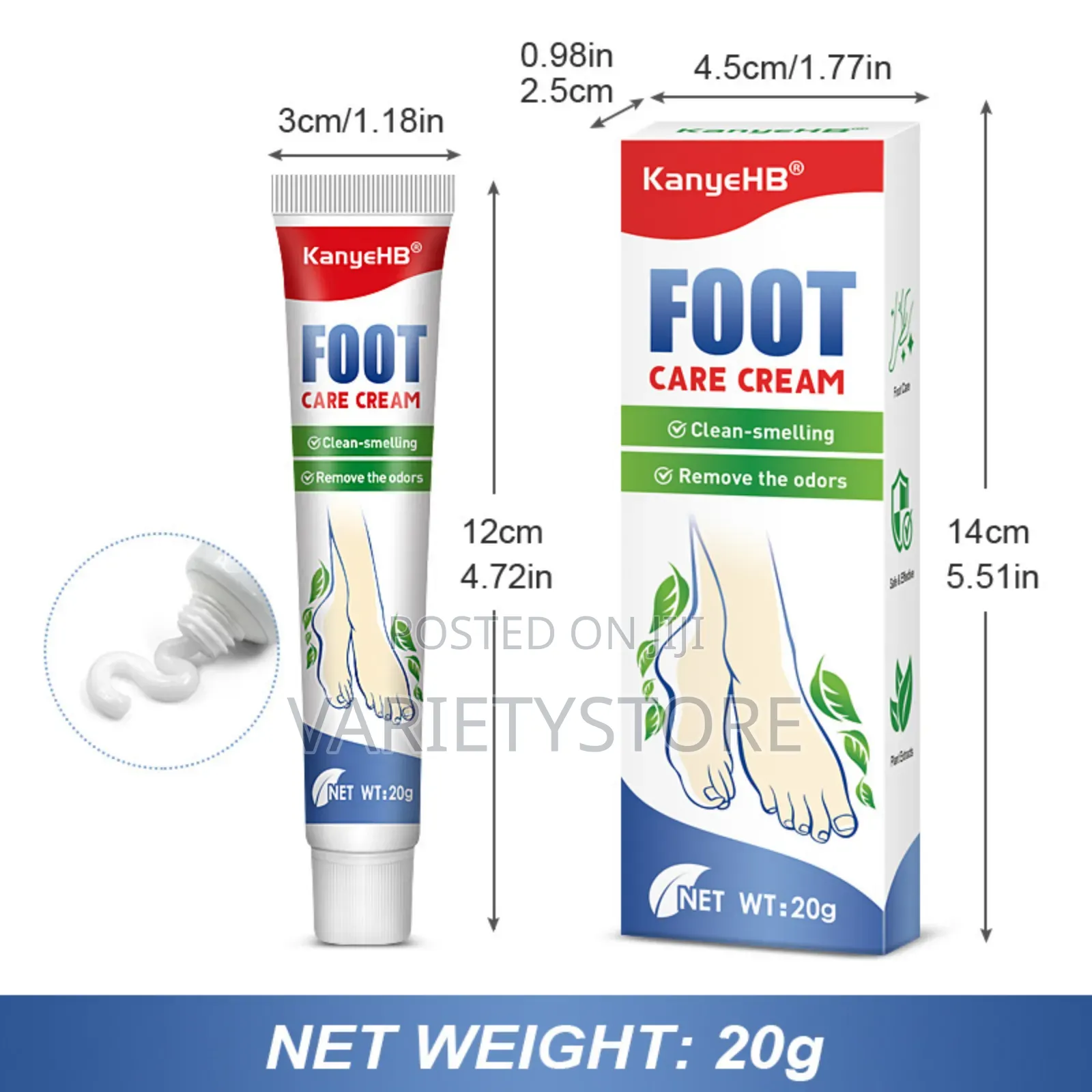 Foot Odor Care Cream