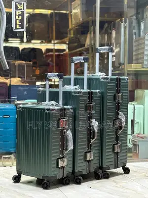 Luxury Set 3 Aluminum Aluminum Imported Travel Bag