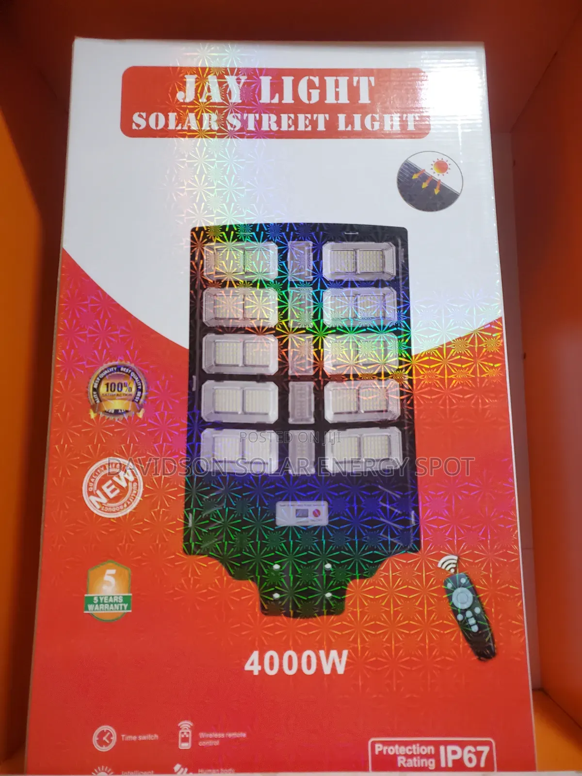 4000watt Jay Solar Street Light