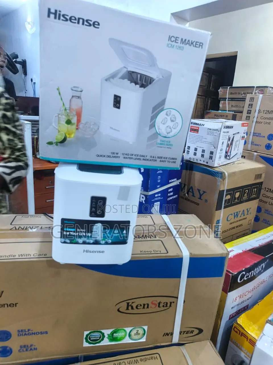 Hisense Ice Device 12kg Icm1263 S L, Consistent Output