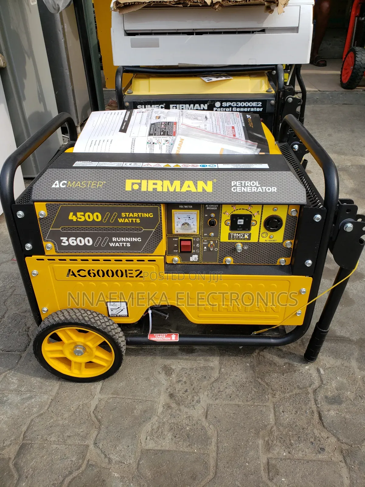 Firman Ac Master Ac6000e2 4.5kva Copper Coil Generator