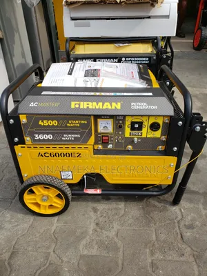 Firman Ac Master Ac6000e2 4.5kva Copper Coil Generator