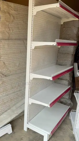 Single Sided Supermarket Shelves