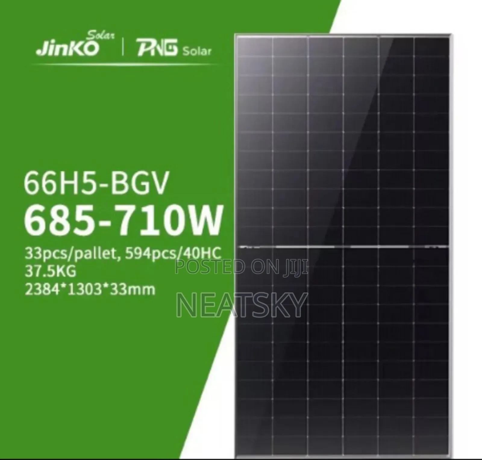 Jinko 710w Solar Panel